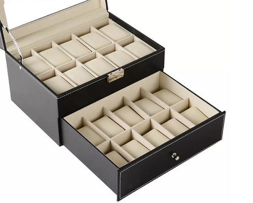 20pcs MDF কাঠের প্যাকেজিং বক্সের সংগ্রহ ঘড়ি প্যাকেজিং বক্স ISO9001